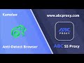 How to use ABCproxy with Kameleo Anti Detect Browser for proxy configuration settings?