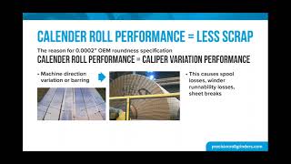 The Case for Precision Grinding of Calender Rolls on Linerboard Machines (Webinar) - PRG
