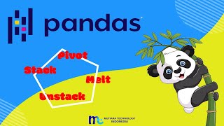 Tutorial pandas melakukan pivot, stack, unstack dan melt
