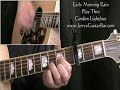 gordon lightfoot early morning rain guitar play through