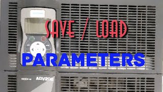 How To Save and LOAD PARAMETERS // GEFRAN ADV200