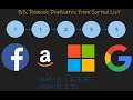 Remove Duplicates from Sorted List - Two Pointers - Leetcode 83 - Python and Java