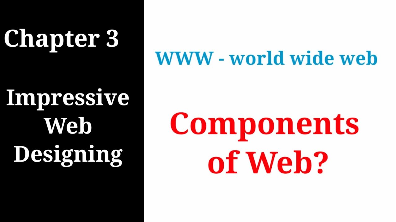 Information Of Technology Class 11th || Chapter 3 || Impressive Web ...