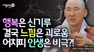 행복은 신기루 결국 느낌은 괴로움 어차피 인생은 비극?! | 일묵 스님의 이해하고 내려놓기 통합본 5회 | 진리 죽음 해탈 깨달음 정도 인생 불교 핵심 윤회 사성제 팔정도