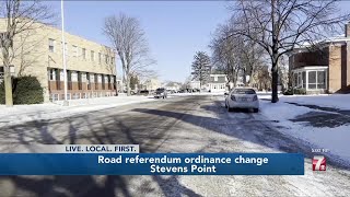 Officials want to change #Stevens #Point #road #referendum #ordinance