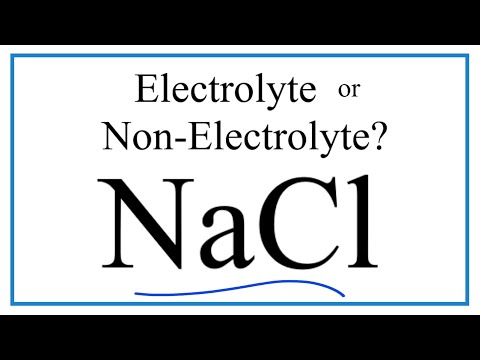 Is NaCl the strongest electrolyte?