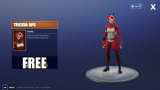 Fortnite Battle Royale How To Get Free Tricera Ops Outfit - 
