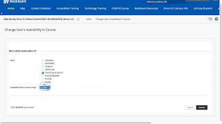 Adding Users on Blackboard