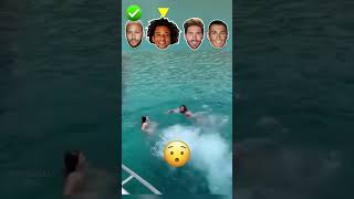 Neymar VS Ronaldo VS Marcelo VS Ramos | Water Jump Challenge 😍