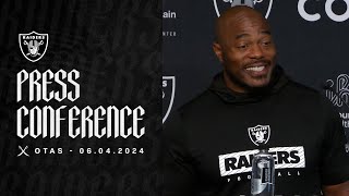 Mike Caldwell, Ricky Manning Jr. and Gerald Alexander Presser - 6.4.24 | Raiders | NFL