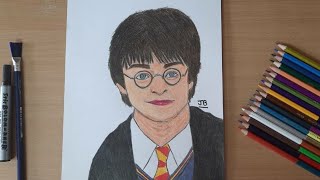 Sketch : Harry Potter | Drawholic | Farjana Drawing Academy | Daniel Radcliffe | Sketchology