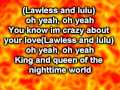 Buckcherry - Lawless And Lulu lyrics on screen