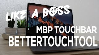 Better Touch Tool Touch Bar Tricks on Macbook Pro 2016