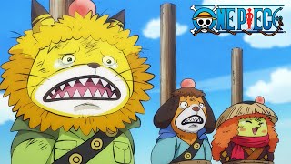 Oden Saves Dogstrom and Cat Viper | One Piece