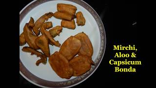 Mantapa`s Kitchen Episode 79 Mirchi, Aloo \u0026 Capsicum Bonda