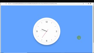 Javascript Clock CSS Neumorphism Working Analog Clock UI Design2