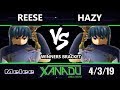 S@X 296 SSBM - Reese (Marth) Vs. hazy (Marth) - Smash Melee Winners Round 2