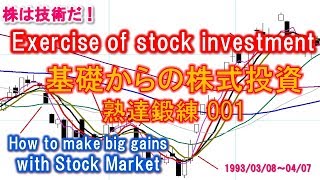 株式投資：基礎からの株式投資技術熟達鍛練001：株塾の技術