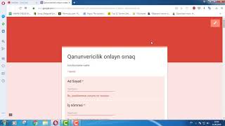 Qanunvericilik online sınaqda necə iştirak edim?