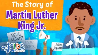 The Story of Martin Luther King Jr. Stories about civil rights for kids. Kids Academy