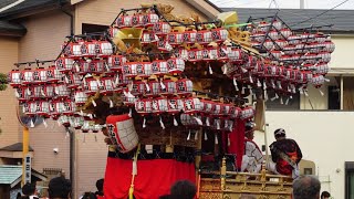 平成30年 廿山集会所退場 廿山/甲田/新家/宮甲田 錦織神社秋祭り だんじり祭り