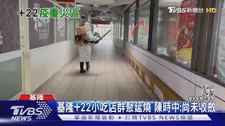 基隆+22小吃店群聚延燒 陳時中:尚未收斂｜TVBS新聞