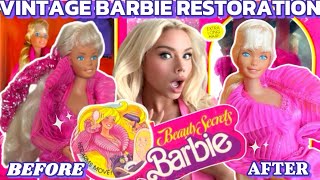 VINTAGE BARBIE RESTORATION! 1979 BEAUTY SECRETS BARBIE! DOLL RESTORATION, DOLL REVIEW, TUTORIAL!