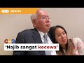 Najib ‘sangat, sangat kecewa’, kata anaknya