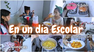 ☀️ MI RUTINA DEL DIA || DIA ESCOLAR || COCINANDO Y HACIENDO COMPRAS