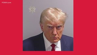 President Donald Trump's mug shot revealed following Fulton County arrest
