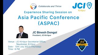 Experience Sharing on Asia Pacific Conference (ASPAC) 2023