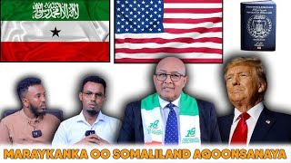 DEGDEG: Mareykanka oo dadajinaya aqoonsiga Somaliland iyo MW oo qalinka ku duugaya qorshe ay...