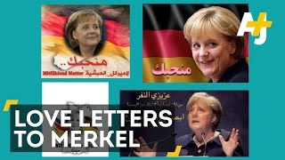 Neo-Nazis Boo German Chancellor Angela Merkel, Syrians Send Love Letters