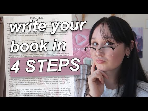 HOW TO WRITE A BOOK FROM START TO FINISH (my 4-step *FOOLPROOF* novel process)