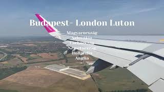 Wizz Air W62205  Budapest- London Luton 2023 szept.12