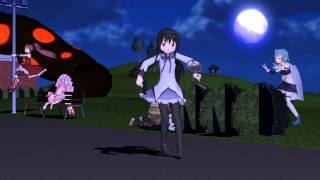 【MMD】Go home Homura, you are drunk【ハピトリ】HD Version!