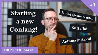 Starting a new conlang from scratch | Conlang with Me #1