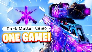 UNLOCKING Dark Matter in ONE GAME in BLACK OPS 3 2020...(BO3 5 Years Later)