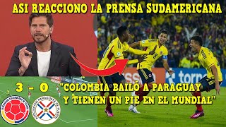 ASI REACCIONO LA PRENSA SUDAMERICANA AL TRIUNFO DE COLOMBIA vs PARAGUAY 3-0 SUDAMERICANO SUB 20 HOY