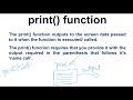 print function