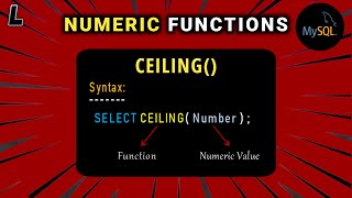 Numeric Functions in SQL | CEILING Function | SQL Series: #25