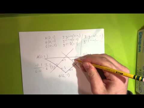 Finding the circumcenter using coordinates Finding the circumcenter using coordinates