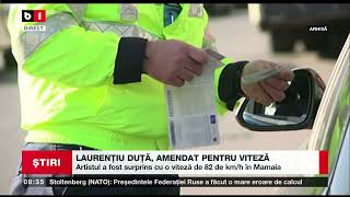 LAURENȚIU DUȚĂ, AMENDAT PENTRU VITEZĂ_Știri B1_22 sept 2022