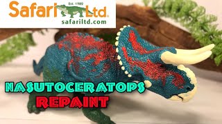 Safari Ltd Nasutoceratops Jurassic World Repaint!!!