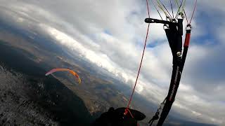 Szczebel Beskid Wyspowy Paragliding february 2022