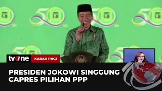 Jokowi Hadiri Harlah PPP Ke-50 dan Singgung Capres Pilihan | Kabar Pagi tvOne