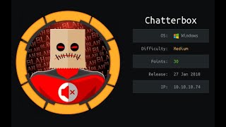 ChatterBox Hack The Box Walkthrough | Buffer OverFlow Windows Machine