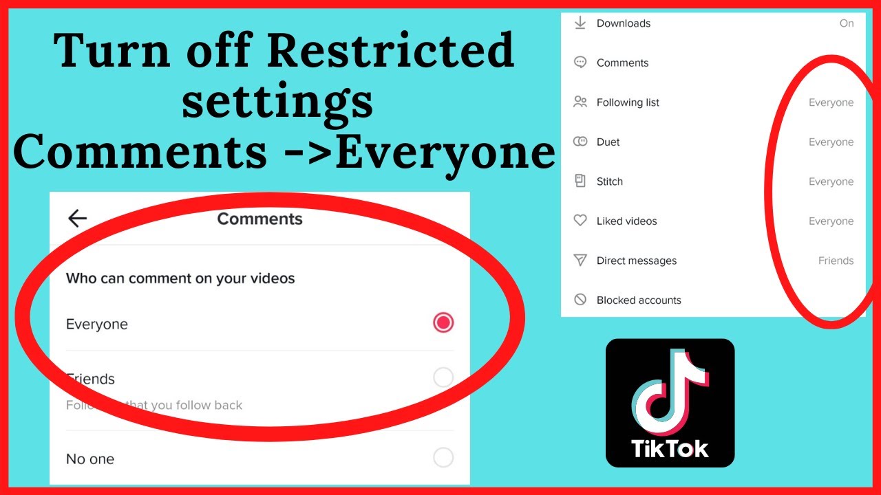 How To Turn Off Restricted Settings To Protect Privacy On TikTok|Enable ...