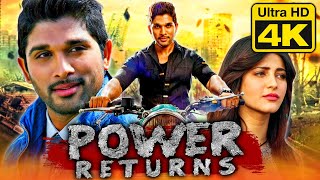 Power Returns (4K ULTRA HD) - अल्लू अर्जुन की धमाकेदार एक्शन मूवी l श्रुति हासन, ब्रह्मानंदम