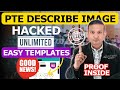 PTE Describe Image Hacked | GREAT NEWS | Unlimited Easy Templates | Edutrainex